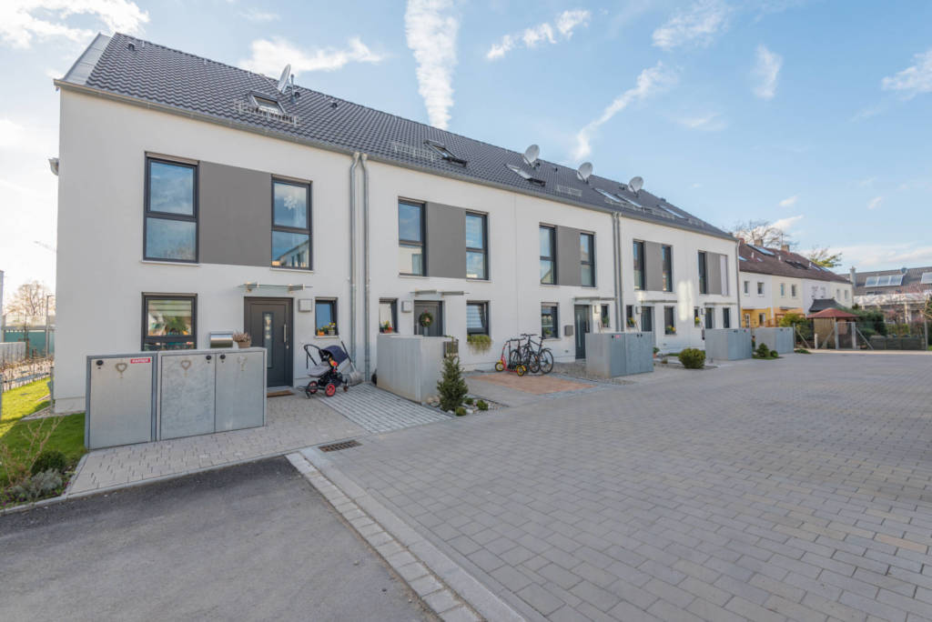 Moderne Reihenhäuser